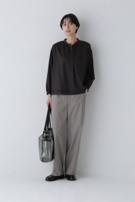 ◆綿シルクローンビエラタンブラーブラウス（０７７４２１０８０６）