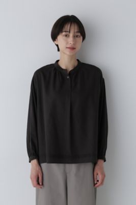◆綿シルクローンビエラタンブラーブラウス（０７７４２１０８０６）