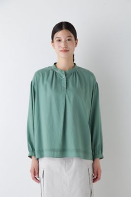 ◆綿シルクローンビエラタンブラーブラウス（０７７４２１０８０６）