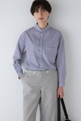 ＮＡＴＩＣ　先染めストライプシャツ（０７７４２１０８０８）