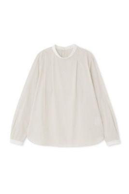 ◆シルプレシュランクストライプブラウス（０７７４２１０９００）