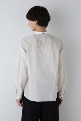 ◆シルプレシュランクストライプブラウス（０７７４２１０９００）