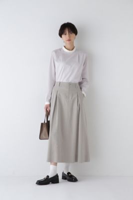 ◆シルプレシュランクストライプブラウス（０７７４２１０９００）