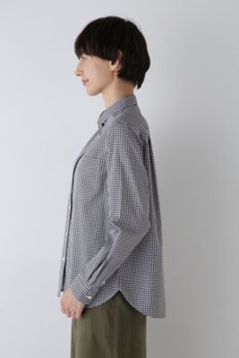 ◆コットンギンガムチェックベーシックシャツ（０７７４２１０９０８）