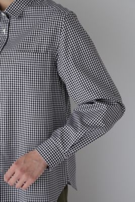 ◆コットンギンガムチェックベーシックシャツ（０７７４２１０９０８）