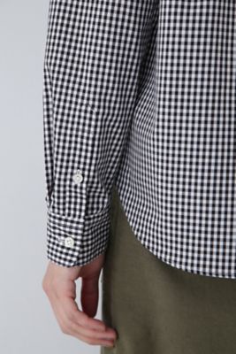 ◆コットンギンガムチェックベーシックシャツ（０７７４２１０９０８）