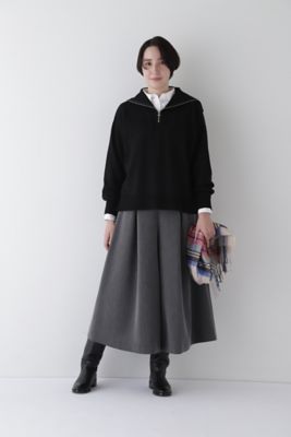 ◆タックフレアーシルエットスカーチョ（０７７４２２０２０２）