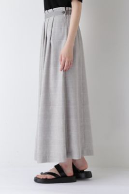 ◇PEレーヨンリネンタックスカート（0774220700