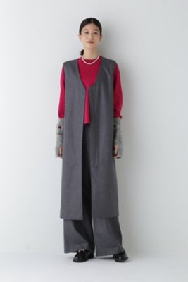 ◆ライトフラノセミワイドパンツ（０７７４２３０００２）