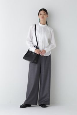 ◇ライトフラノセミワイドパンツ（0774230002
