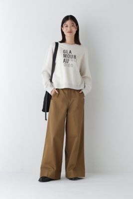 ◆オーガニックコットンバギーパンツ（０７７４２３０００６）