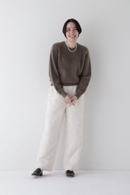 ◆カットジャカードイージーパンツ（０７７４２３０２００）