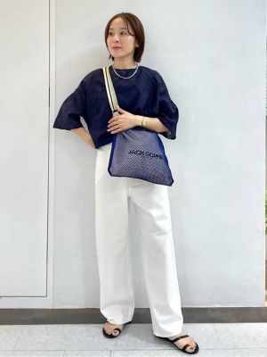 ◆１１ｏｚホワイトデニムパンツ（０７７４２３０７００）