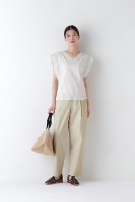 ◆ＰＥ／Ｃ／麻ストレッチパンツ（０７７４２３０７０１）