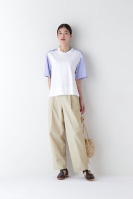 ◆ＰＥ／Ｃ／麻ストレッチパンツ（０７７４２３０７０１）