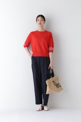 ◆ＰＥ／Ｃ／麻ストレッチパンツ（０７７４２３０７０１）