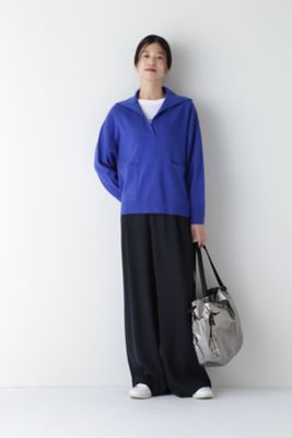 ◆ストレッチＰＥキュプラブレンドワイドパンツ（０７７４２３０９１０）