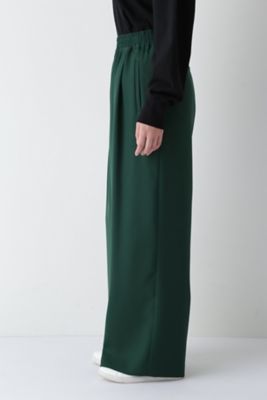 ◆ストレッチＰＥキュプラブレンドワイドパンツ（０７７４２３０９１０）