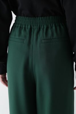 ◆ストレッチＰＥキュプラブレンドワイドパンツ（０７７４２３０９１０）