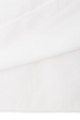 ◆コットンサテンバンドカラーシャツワンピース（０７７４２４０００５）