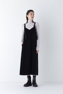◆ストレッチ別珍キャミワンピース（０７７４２４０１０４）