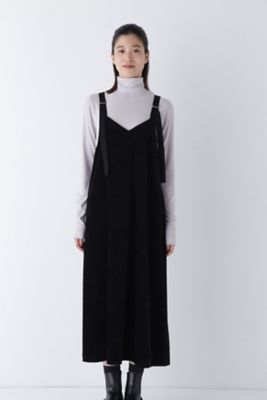 ◆ストレッチ別珍キャミワンピース（０７７４２４０１０４）