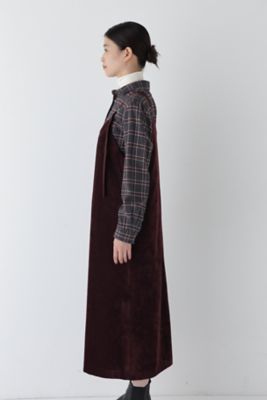 ◆ストレッチ別珍キャミワンピース（０７７４２４０１０４）
