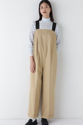 【SALE】human woman (Women)/ヒューマンウーマン カツラギ吊り付きバストパンツ(0774240105) ベージュ040 パンツ・ズボン【三越伊勢丹/公式】