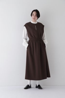 ◆ダブルクロスノースリーブワンピース（０７７４２４０２０１）