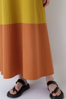 ◆バイカラーワンピース（０７７４２４０７００）