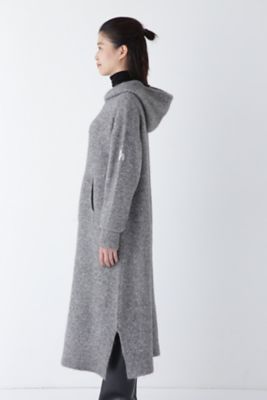 ◆モヘヤ混フーディーニットワンピース（０７７４２４７１００）