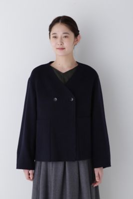 ◆リバーショートジャケットブルゾン（０７７４２５５００９）