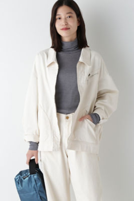 【SALE】human woman (Women)/ヒューマンウーマン 91-B型ブルゾン(0774255801) ホワイト コート・ジャケット【三越伊勢丹/公式】
