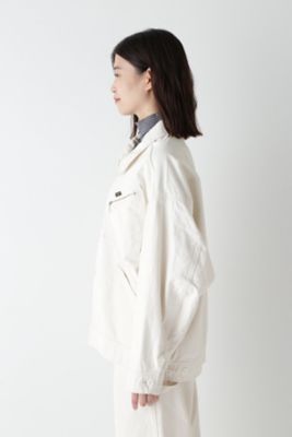 ◆美品◆3万◆パーマネントエイジ◆コットンブルゾン◆白◆シンプル◆ゆったり◆S ◇91－B型ブルゾン（0774255801） | human woman (Women
