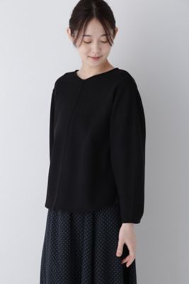 ◆ウォッシャブルミルドジャージーＶネックプルオーバー（０７７４２６０００１）