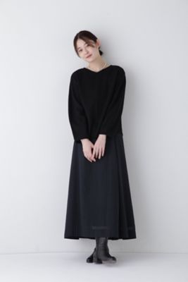 ◆ウォッシャブルミルドジャージーＶネックプルオーバー（０７７４２６０００１）