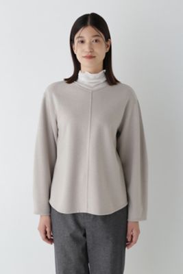 ◆ウォッシャブルミルドジャージーＶネックプルオーバー（０７７４２６０００１）