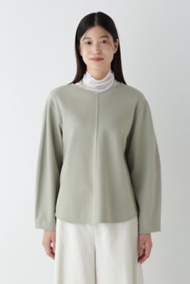 ◆ウォッシャブルミルドジャージーＶネックプルオーバー（０７７４２６０００１）