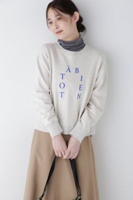 ◇リサイクル混裏毛ロゴトレーナー（0774260005