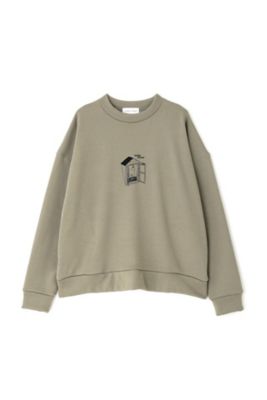 Ｙｕｎｏｓｕｋｅコラボイラストプリントボトルネックスウェット（０７７４２６０１０３）