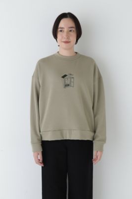 Ｙｕｎｏｓｕｋｅコラボイラストプリントボトルネックスウェット（０７７４２６０１０３）