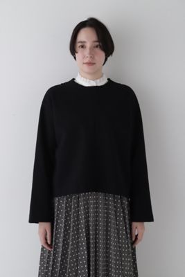 ◆ニードルパンチリブクルーネックプルオーバー（０７７４２６０２０１）
