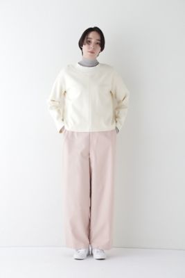 ◆ニードルパンチリブクルーネックプルオーバー（０７７４２６０２０１）