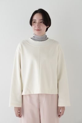 ◆ニードルパンチリブクルーネックプルオーバー（０７７４２６０２０１）