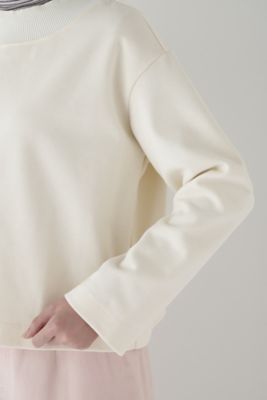◆ニードルパンチリブクルーネックプルオーバー（０７７４２６０２０１）