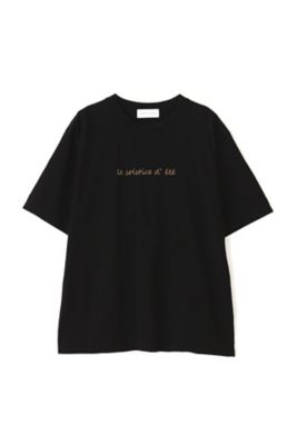 ◆メッセージロゴプリントＴシャツ（０７７４２６０７０２）