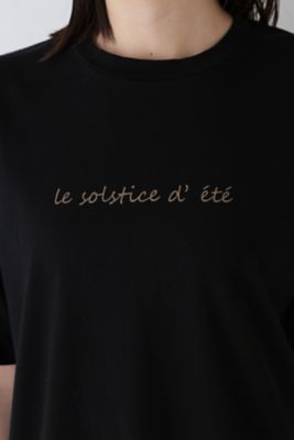 ◆メッセージロゴプリントＴシャツ（０７７４２６０７０２）