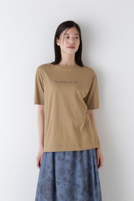 ◆メッセージロゴプリントＴシャツ（０７７４２６０７０２）