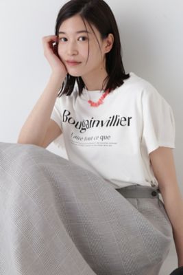 human woman (Women)/ヒューマンウーマン ◆ロゴプリントプレーティングBIGTシャツ(0774260703)