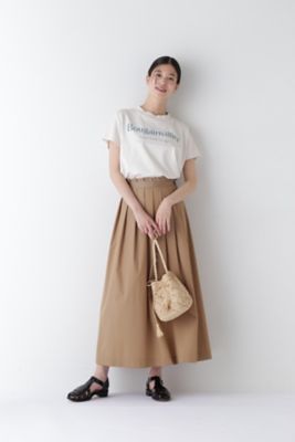 ◆ロゴプリントプレーティングＢＩＧＴシャツ（０７７４２６０７０３）